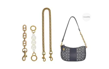 Lan Bao Fan Metal Bag Extender Chain Women's Antique Gold