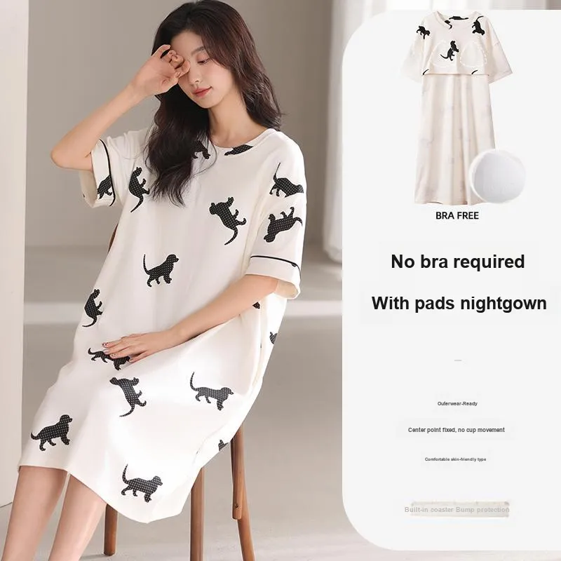 Lan Miao Nightgown Women's Image Color-1