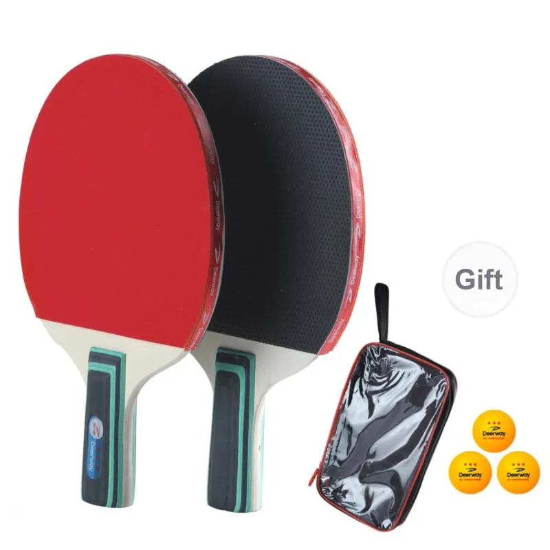 DEERWAY Ping Pong Paddles Unisex Base Plate 2 Layers Aramid Carbon-2