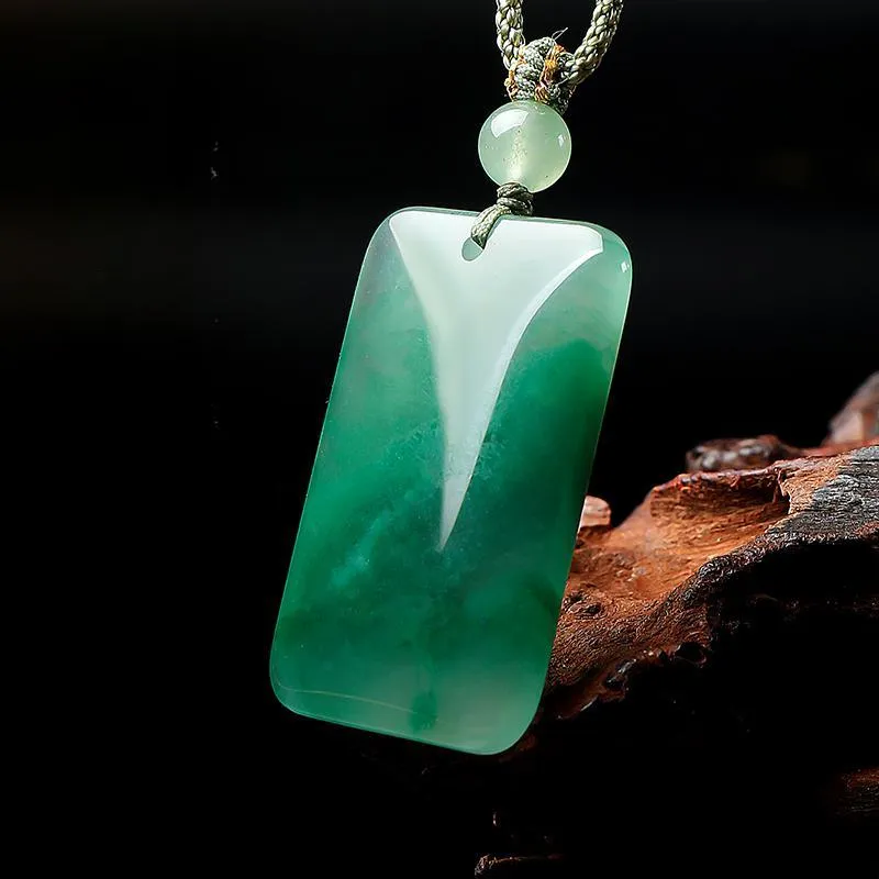 YINXIANGMOU African Emerald Necklaces Unisex-4