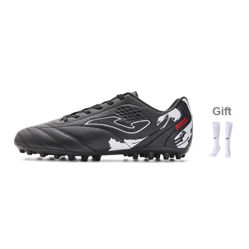 Joma MG Rubber Short Studs Anti Slip Wear Resistant Soccer Shoes Men's Black