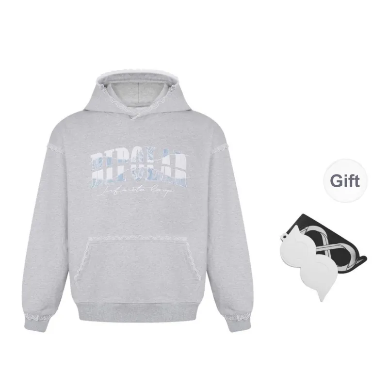 BIPOLAR Hoodie Unisex Heather Gray-0
