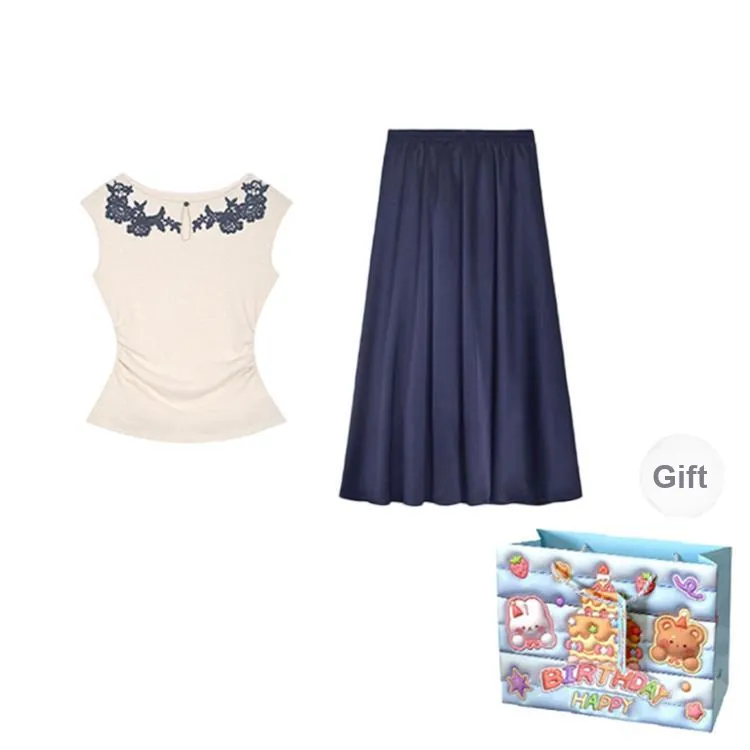 BRASS SCOUT Two Piece Skirt Sets Women's-0