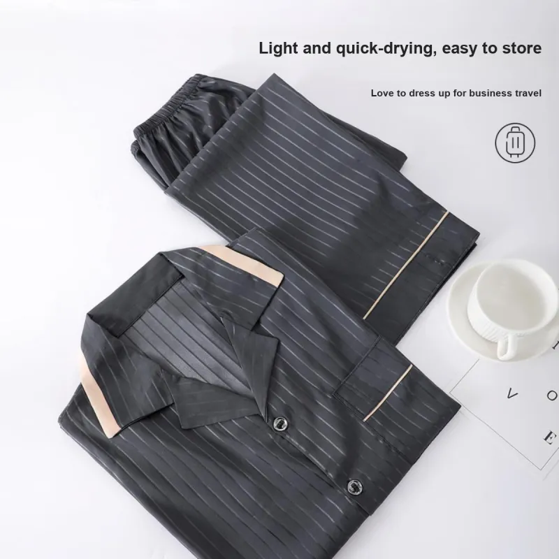 JUNEROSE Pajama Set Men's Includes Gift Box Sets Black-9