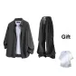 Gray+Black Pants (Includes 1 White T-Shirt)