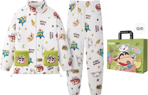 Gongdie x LABIXIAOXIN LIANMINGKUAN Pajama Set Unisex White