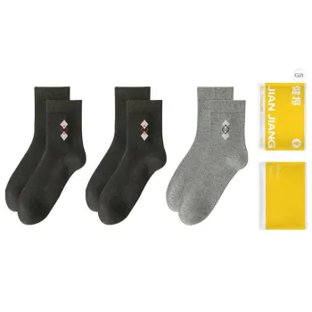 Master Mid Calf Socks Men's Shopping Bag Combo Set