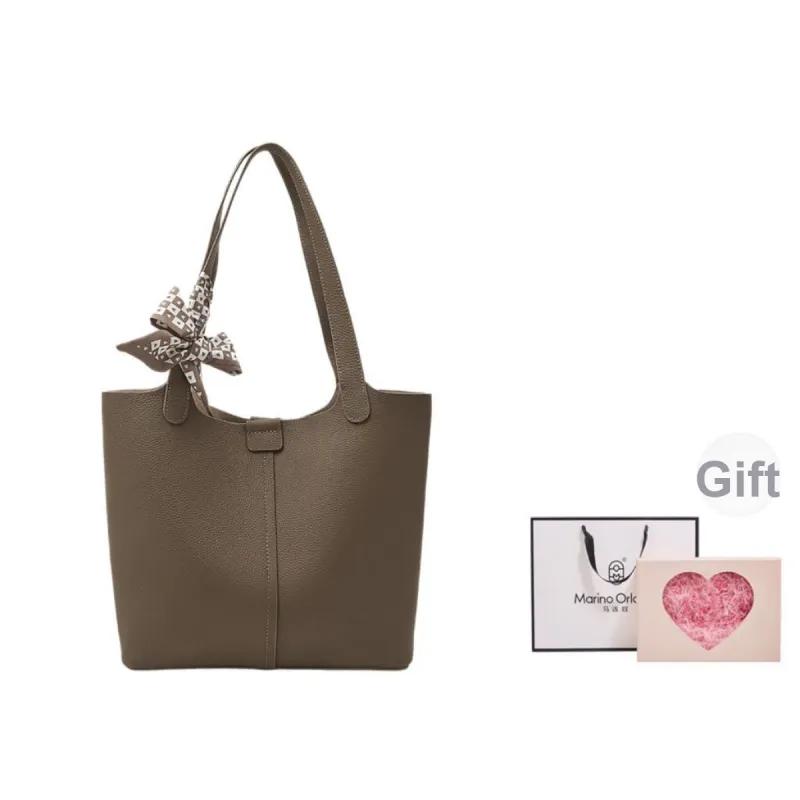 Marino Orlandi Cow Leather With Synthetic Leather Shoulder Bag, Crossbody Bag, Tote, Bucket Bag Tubas Women's-13