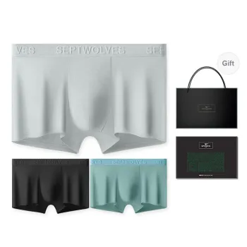 SEPTWOLVES Underpants Men's Shopping Bag 3 Pack