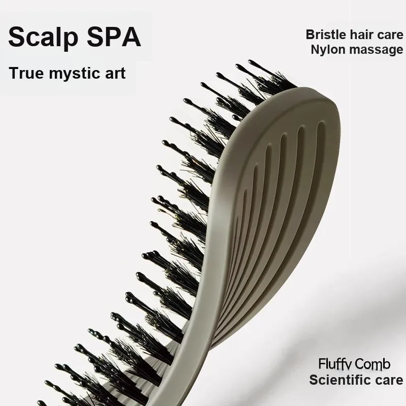 CREATIVE ART Boar Bristle Hair Care Comb Hairdressing Tools Straightening Prosperity-2