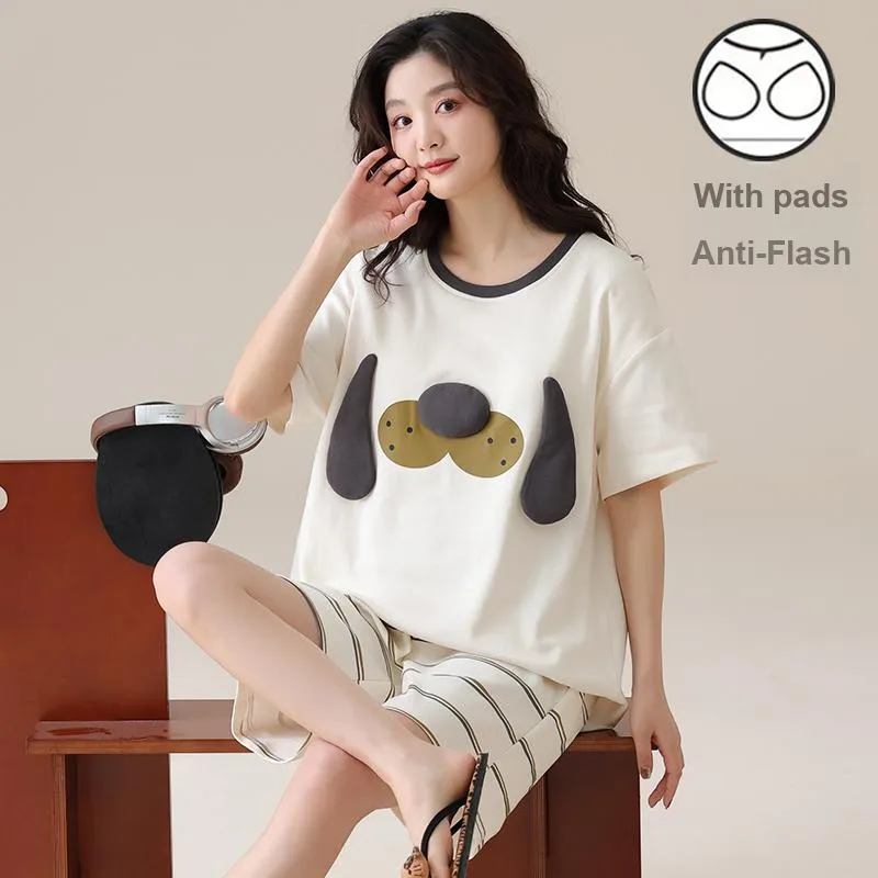 CHUDUAN Pajama Set Women's Image Color-2