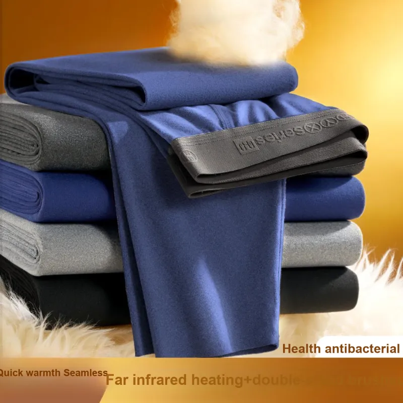 H YXIANG Men Thermal Pants-11