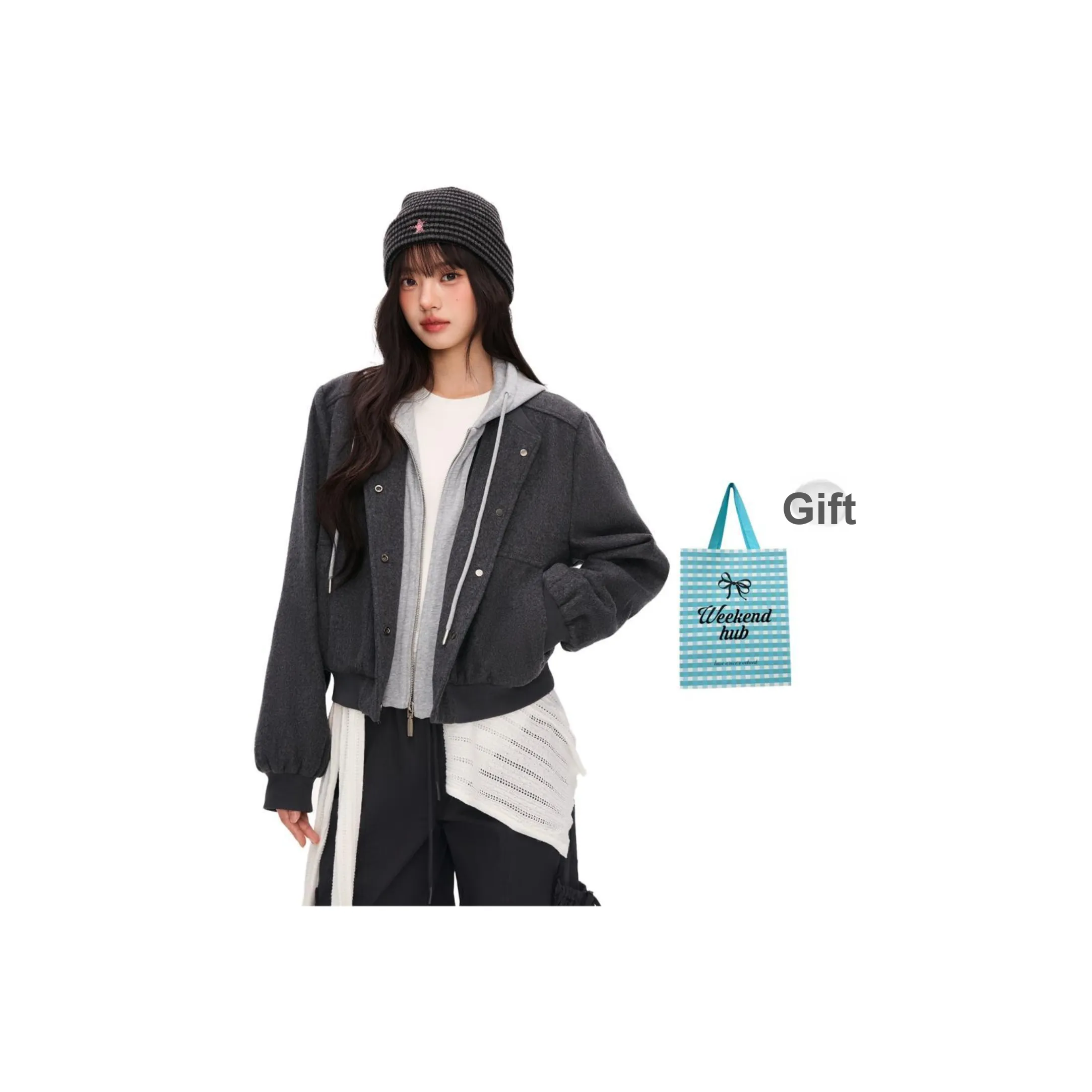 WEEKEND HUB Cropped Jacket Women's