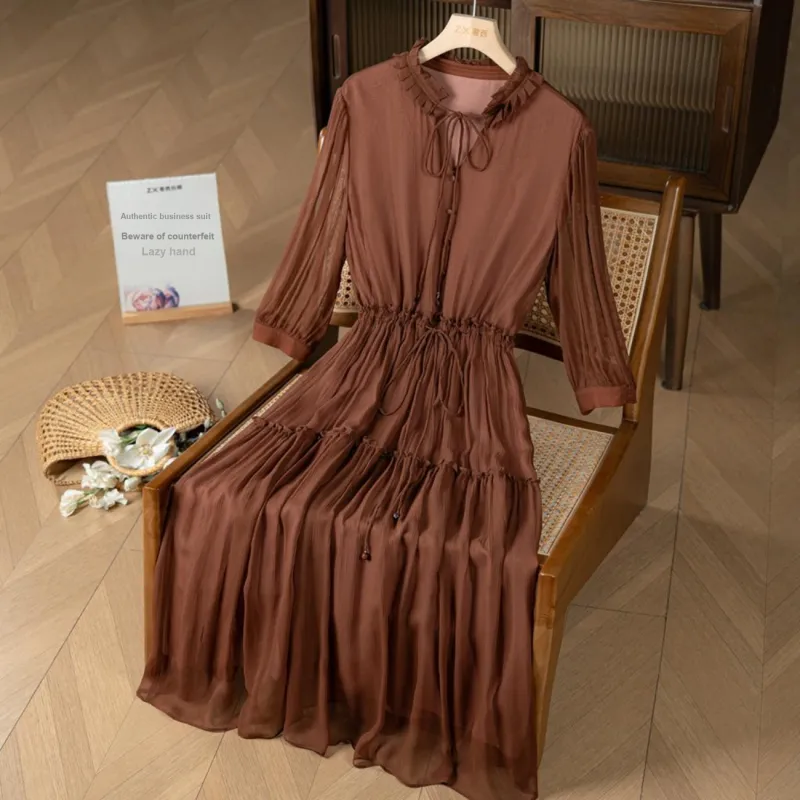 To The West Long Sleeved Dress Women's-2