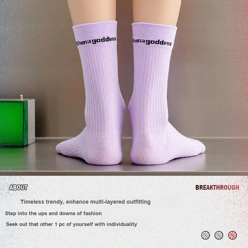 Yalu Mid Calf Socks Women's 8 Pack-2