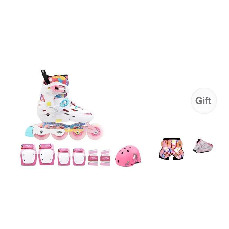 FLYING EAGLE Inline Skates Outdoor Square Kids' Pink-0