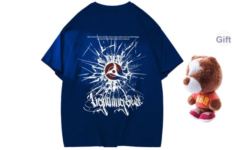 LIGHTNING BEAR T Shirts Unisex-12
