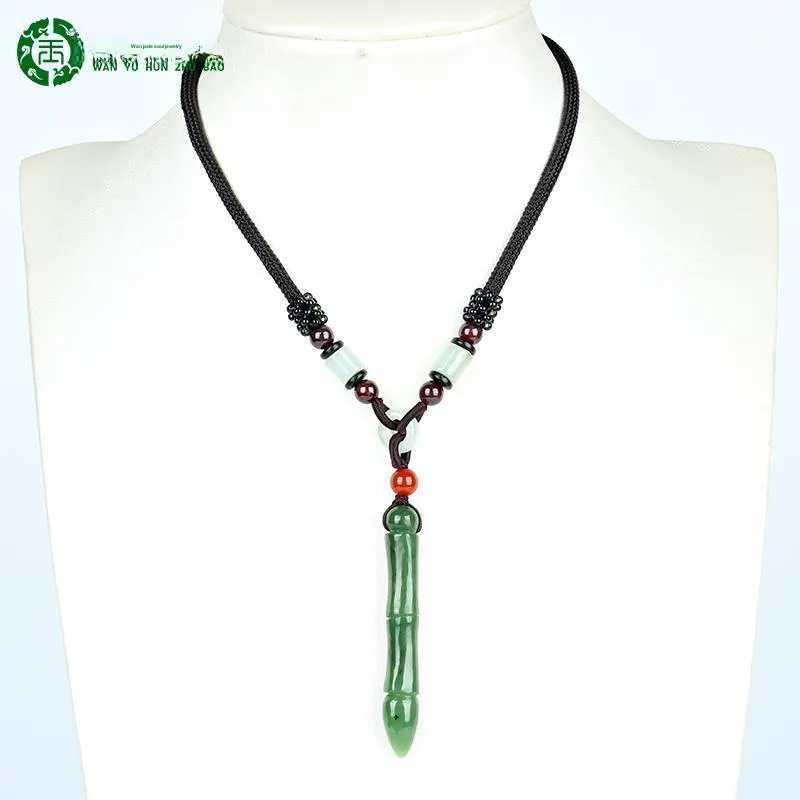 WANYUHUN Hetian Jade Pendants Jasper Unisex-5