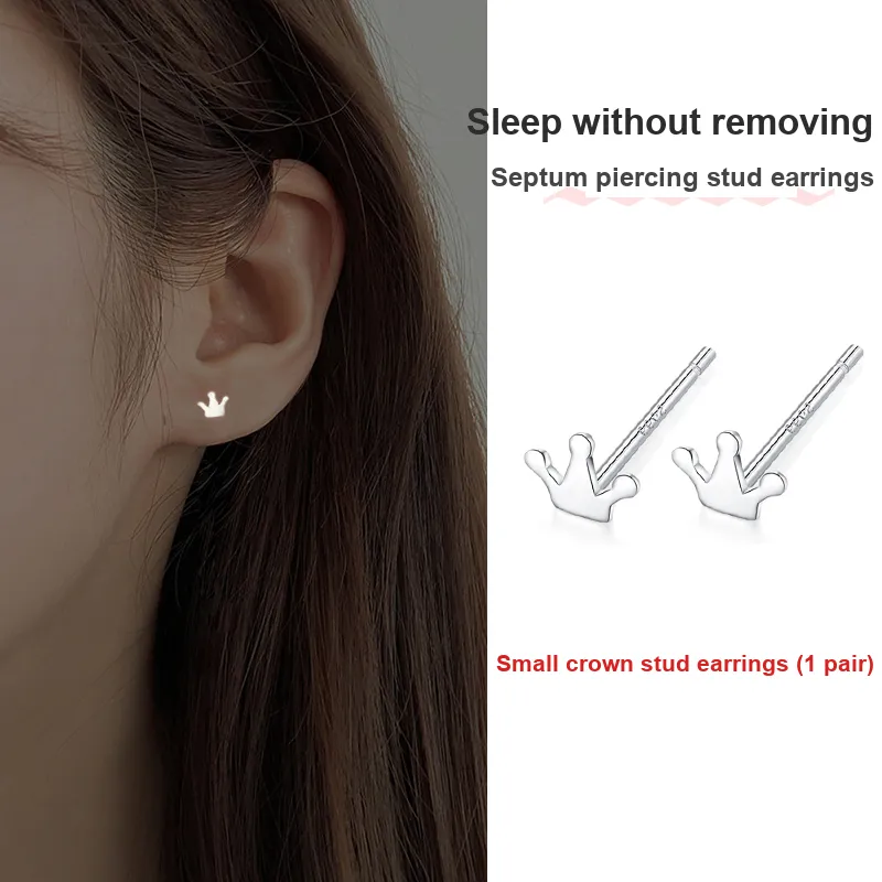 ETAHLOVE Sterling Silver Stud Earrings Women's Surprise For Bestie Girlfriend's Birthday-73