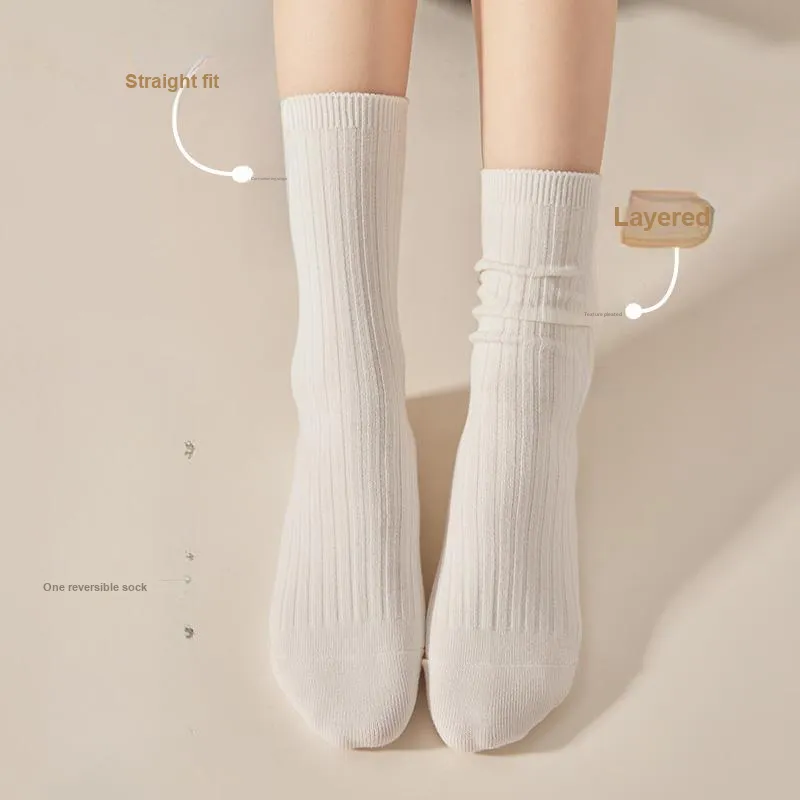 PLANDOO Mid Calf Socks Unisex Shopping Bag 3 Pack-5
