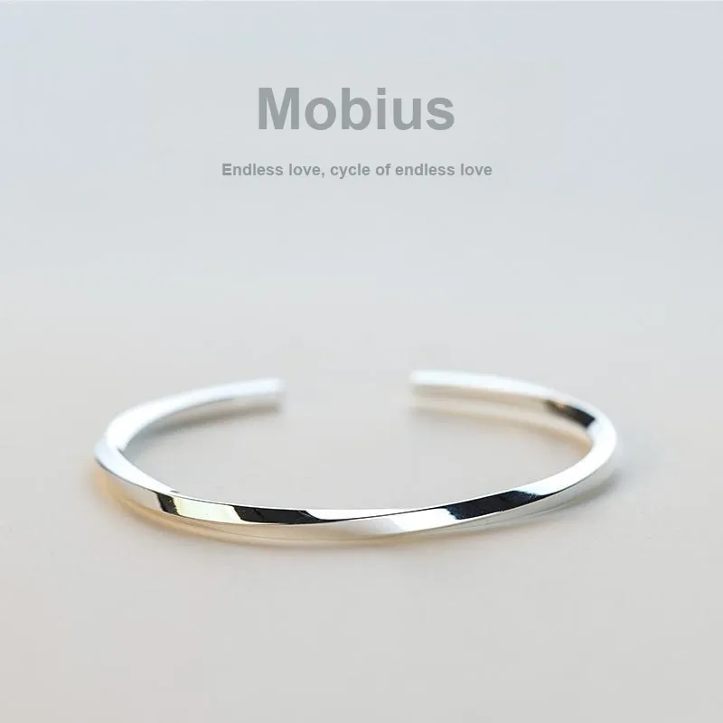 BMK S999 Fine Silver Sterling Silver Bracelets Women's-1