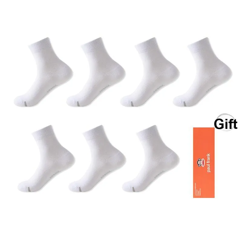 PAUL FRANK Mid Calf Socks Unisex Gift Box 7 Double Packs-0