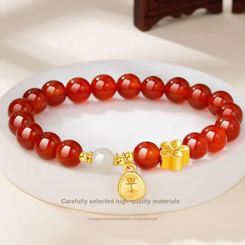 JUICY GRAPE Agate Bracelets Unisex-1