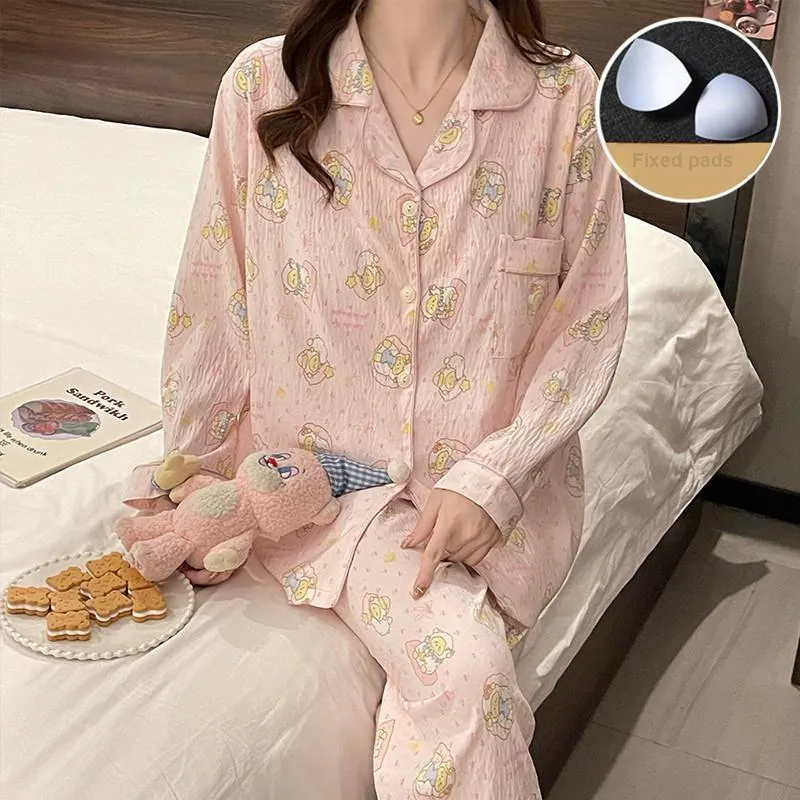 Maultiay Pajama Set Women's Pink-1