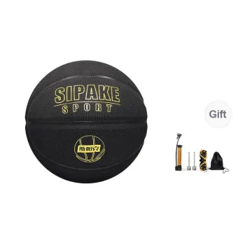 SIPAKESPORT PU Basketball Python Pattern Black Size 7 Training Match Unisex