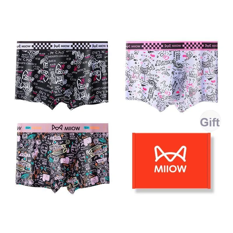 MIIOW Trend Party Series Underpants Men's Gift Box Set-0
