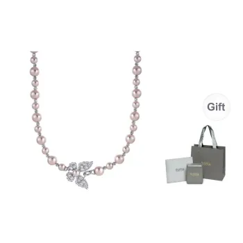YPYN Alloy Necklaces Women's White Gold