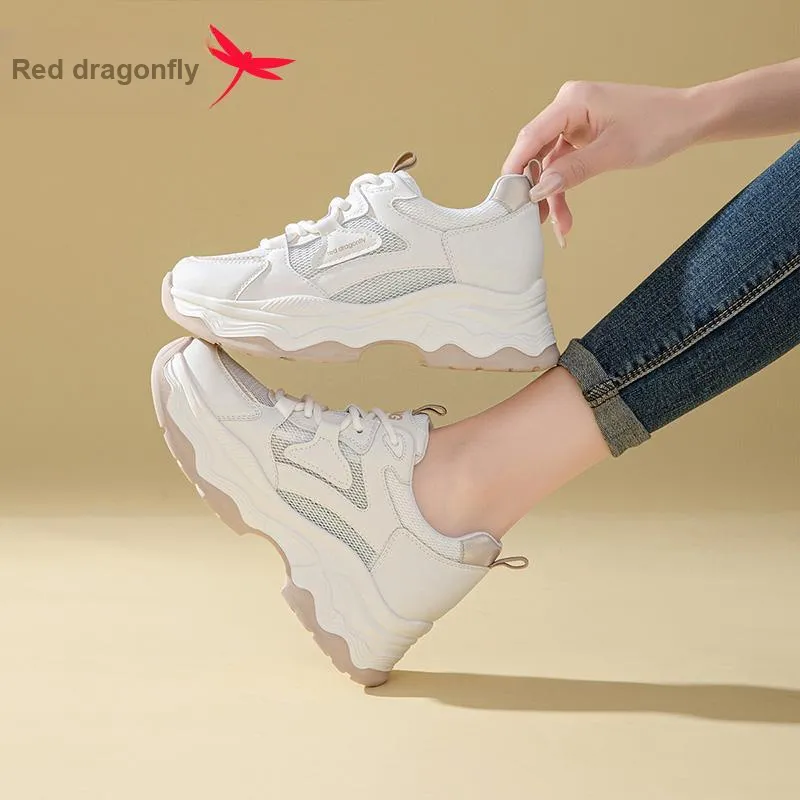 RED DRAGONFLY Low Top Chunky Sneakers Women's-3