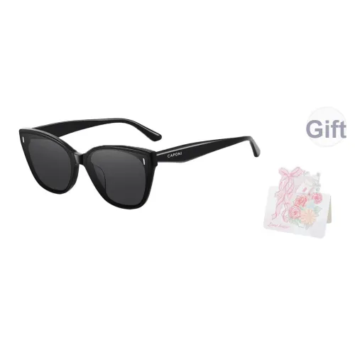 CAPONI Пластиковая оправа солнцезащитные очки "Кошачий глаз" унисекс