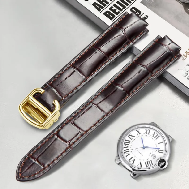 MILANQIAN M&Q Cartier Compatibility Watch Band 8/8.33/11/12/14mm Genuine Leather Material-10
