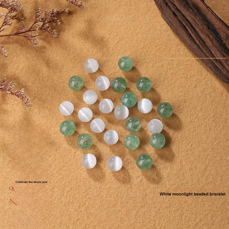 TENGXUNSHIPINCAOCHANGDI The Second Season Of 'Qing Yu Year' Lin Wan'er White Moonlight Beaded Bracelet Rope Bracelets-4