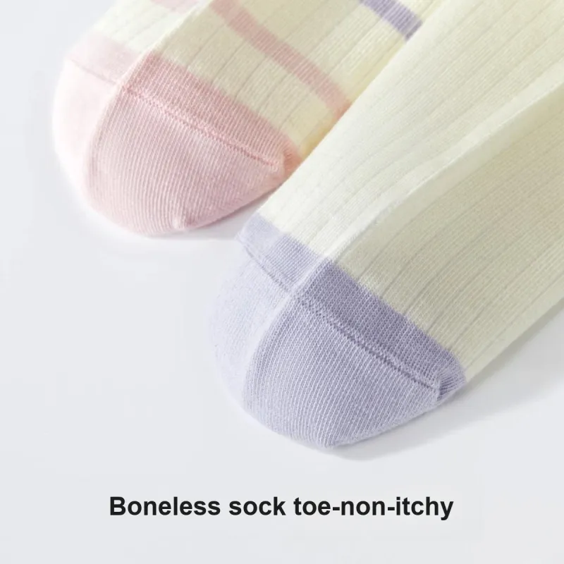 H-YXIANG Mid-Calf Socks Women's 5 Pack Mixed Color-9