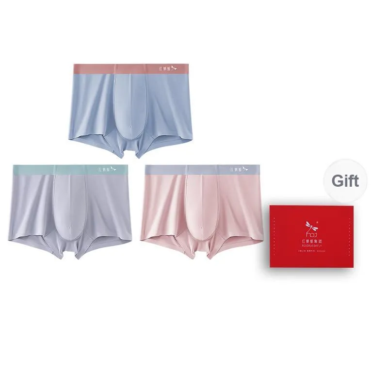 RED DRAGONFLY Modal Underpants Men's 3 Piece Gift Box Set-7