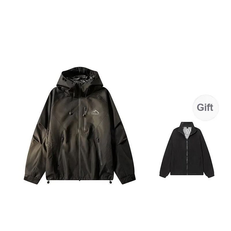 Lafetto Waterproof And Windproof Windbreaker Jacket Unisex-17