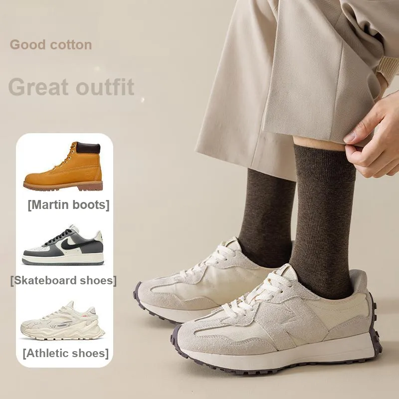 MIIOW Knee High Socks Men's 5 Pack-8