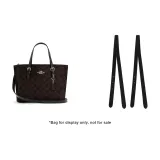 Black Mollie Tote Bag, Shoulder Strap (Two Pieces)