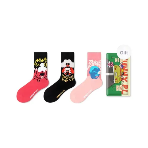 PL Носки Crew Унисекс Сумка для покупок 3 упаковки Смешанные цвета