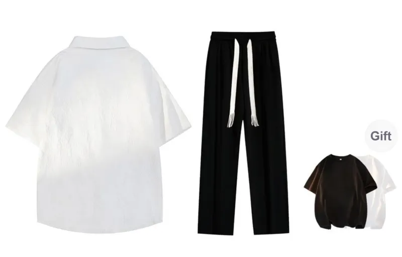 LA'T.WEEKEND Shirt Matching Set Unisex-15