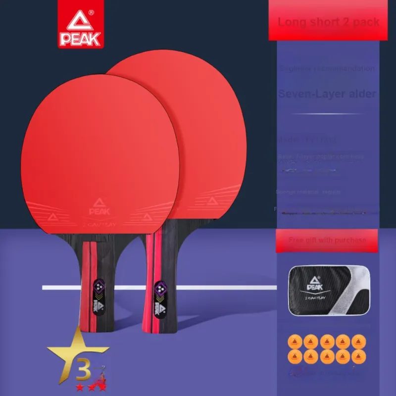 PEAK T3 Ping Pong Paddles Unisex All Wood-1