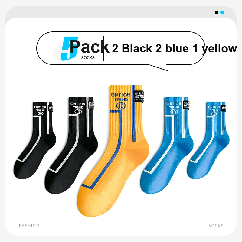 ROBINHOOD Mid Calf Socks Men's 5 Pack-3