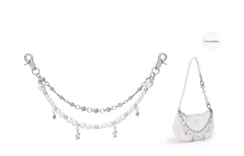 GUYI Alloy, Metal Bag Accessory Women's Silver