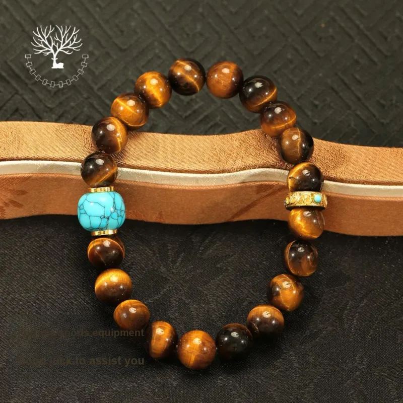 LIBALU Natural Tiger's Eye Stone Bracelets Unisex-4