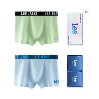Lee Underpants Men's Gift Box Of 2 Strips