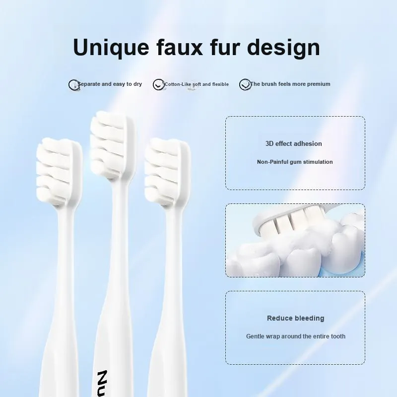 NURSE.LI Flexible Soft Bristles Toothbrushes Gentle Deep Cleaning For Gum Protection And Efficient Tooth Gap Cleaning-2