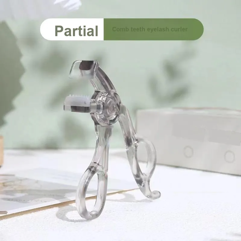 JIANYINGSHU Toothed Eyelash Curler Designed To Fit The Eye Shape Gentle On Eyelashes Natural Look Easy To Use Warped-11