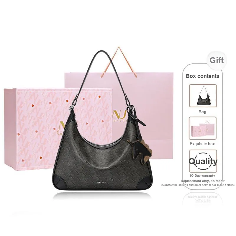 NUCELLE Fabric One Shoulder Bag Handbag Women's Multicolor-11